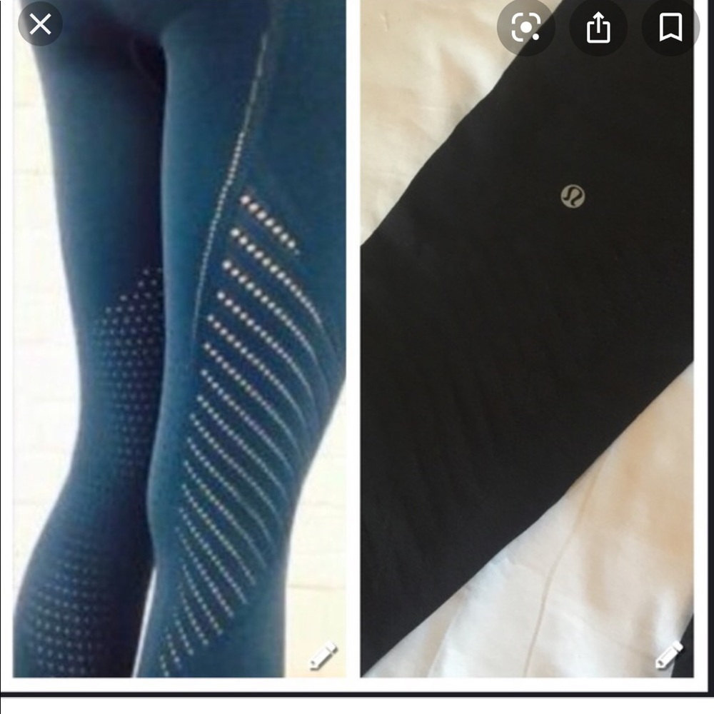 Lululemon burgundy 28” running tight